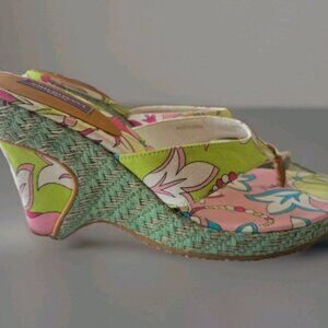 Emilio Pucci Sandals EU39/US8.5 Wedge Pink
